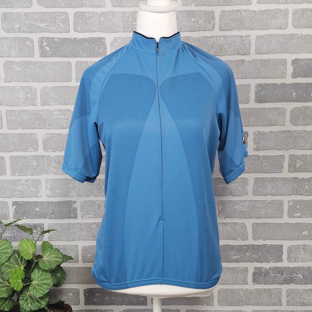 Pearl Izumi Cycling Jersey Bike Riding Half Zip Athletic Top‎ Blue Women's Small